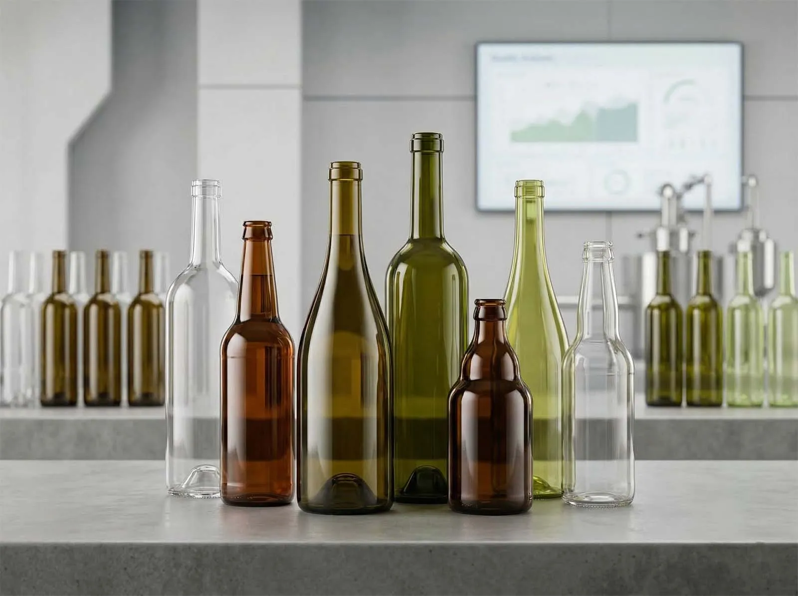 Botellas de Vino y Cerveza